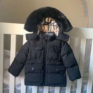 Burberry Ryker Mono Long Line Puffer Coat